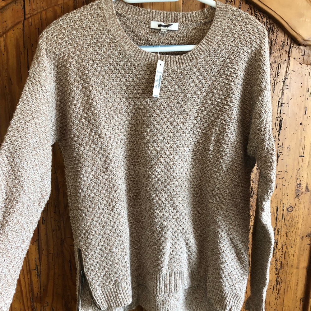 Madewell Zipper Sweater